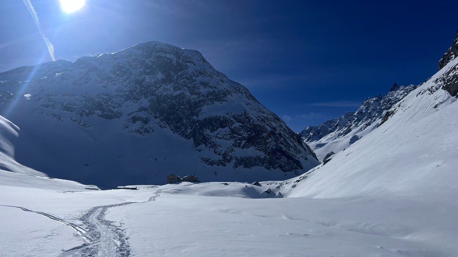 Arrivée au Refuge du saut