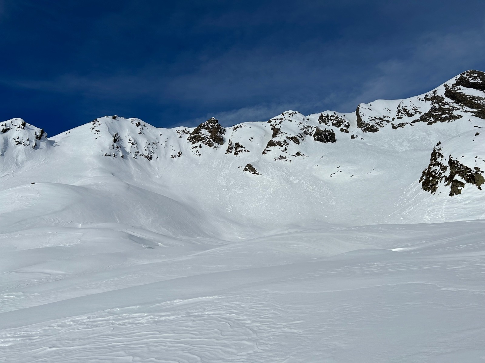  Bifurcation à gauche à la cote 2100m