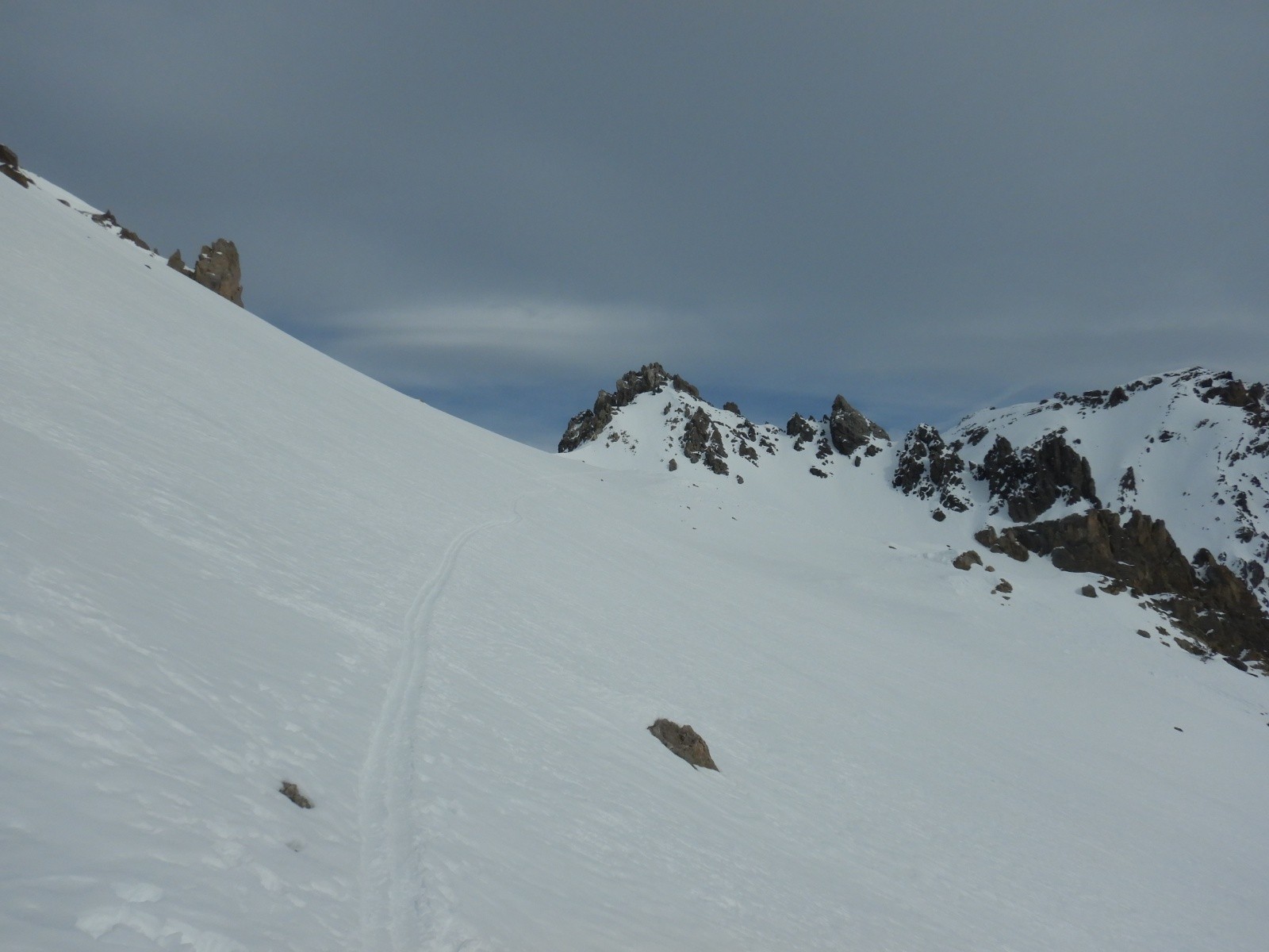 L'arrivée au col de la Rousse