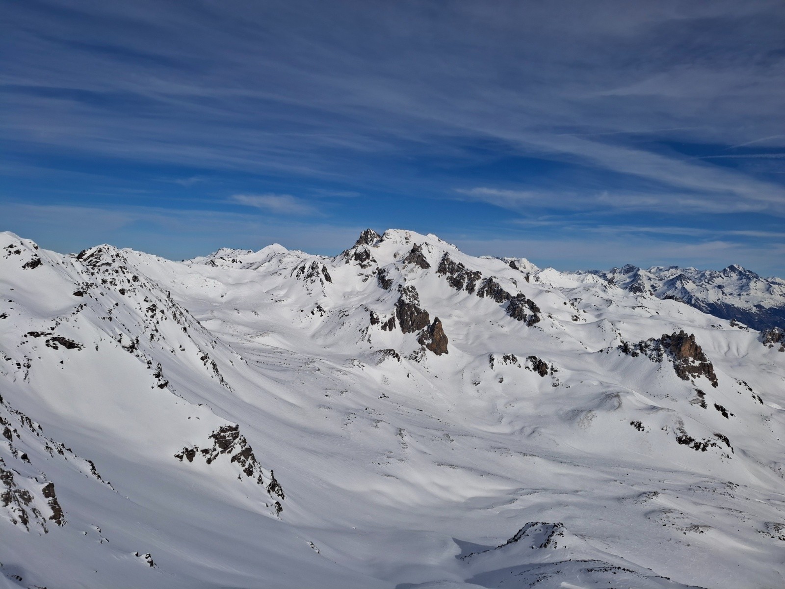  J3 depuis le col à 2932 m : le Mont Thabor 