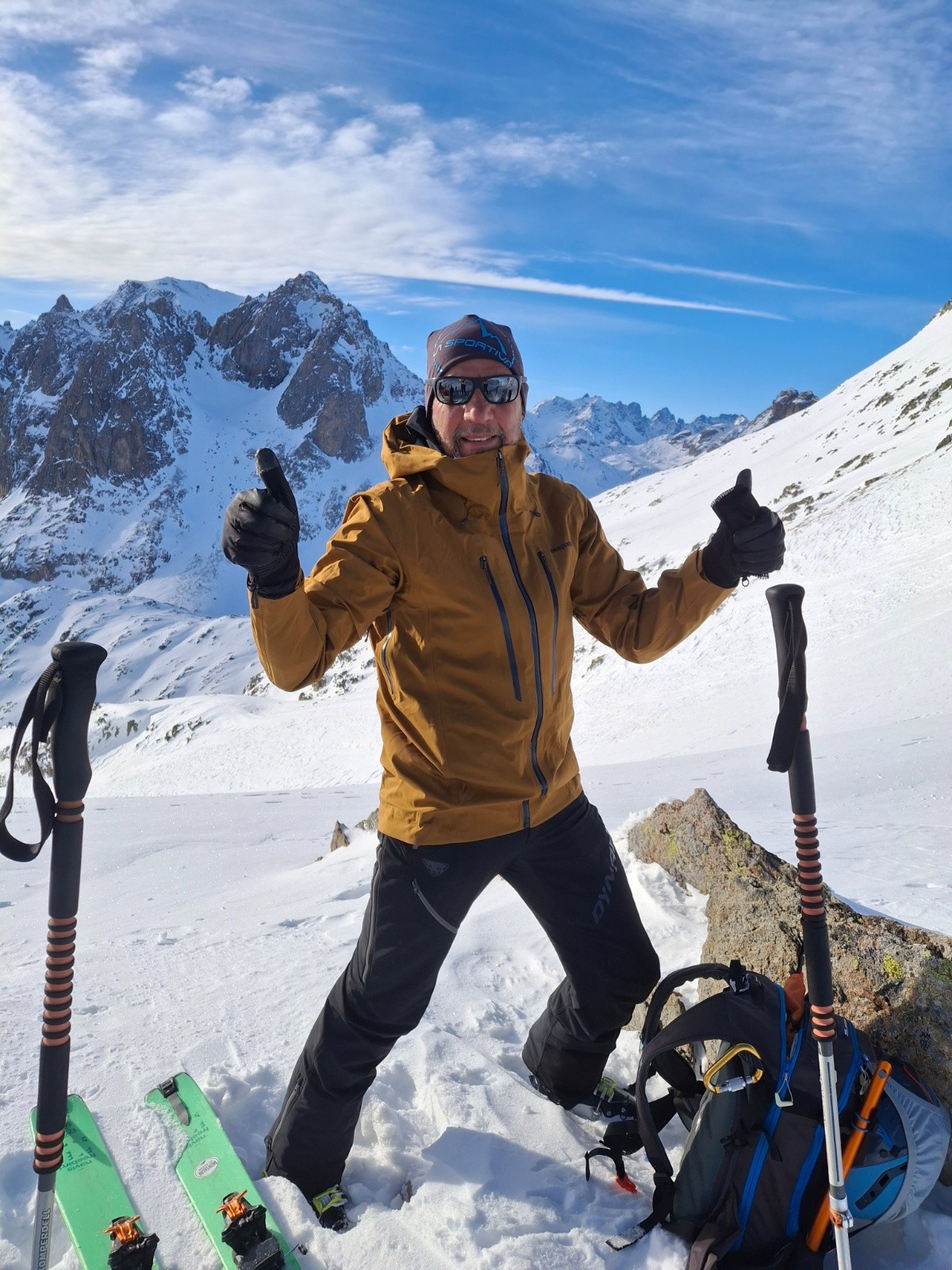   J4 col de l'aiguille noire, Fred va bien mieux 