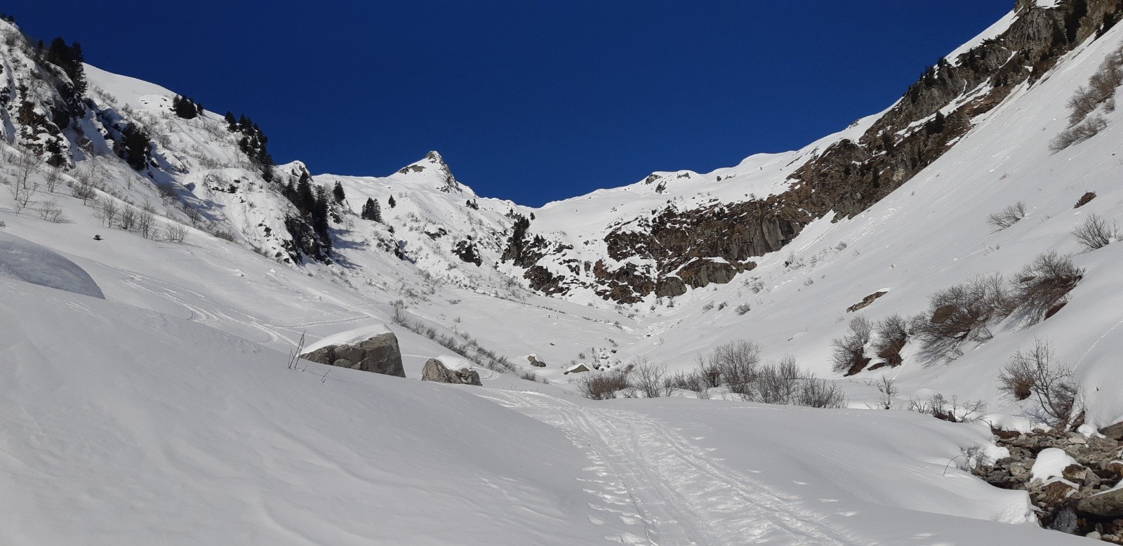 L'entrée dans la combe