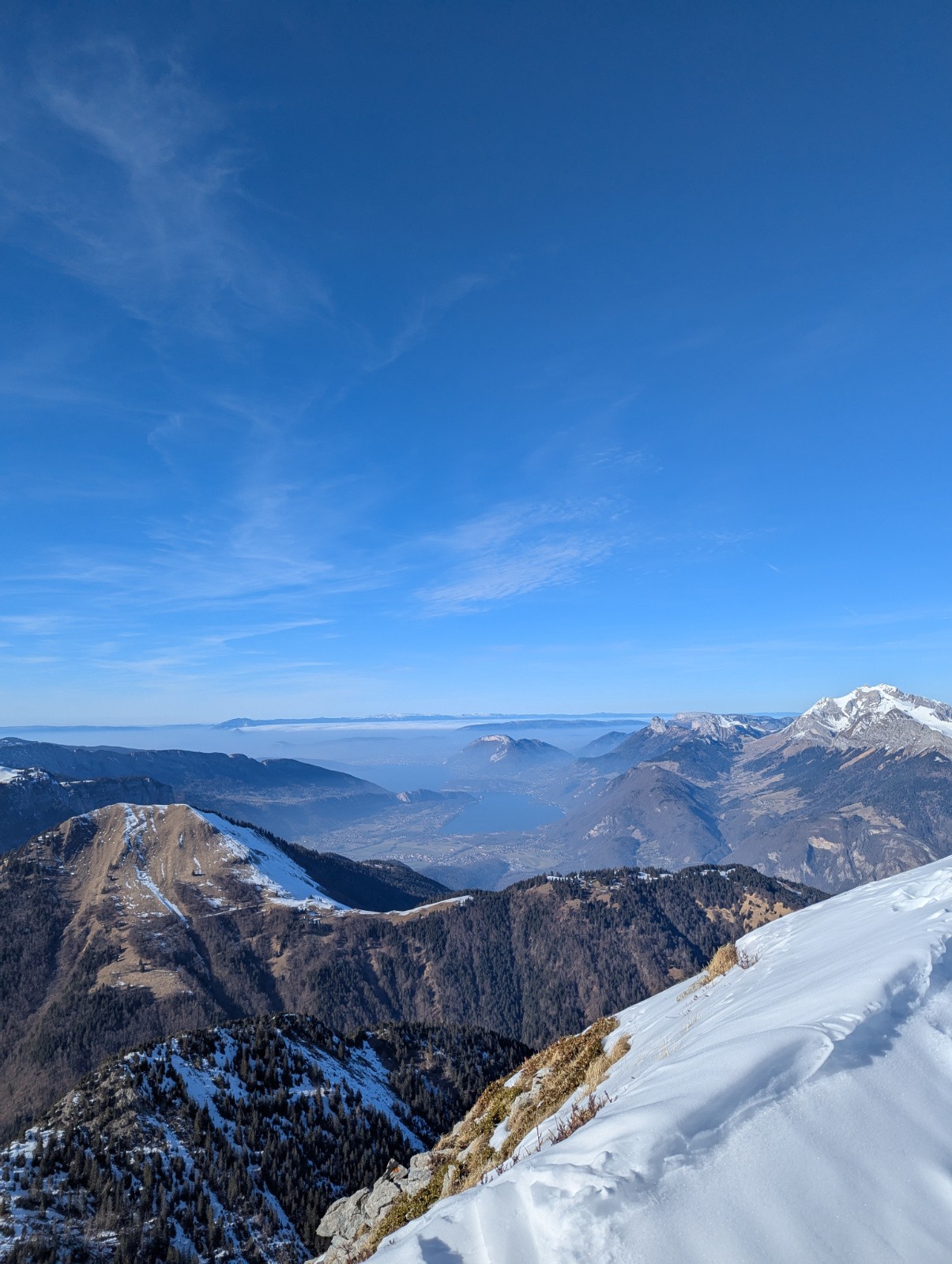 Vu sur le lac d'Annecy