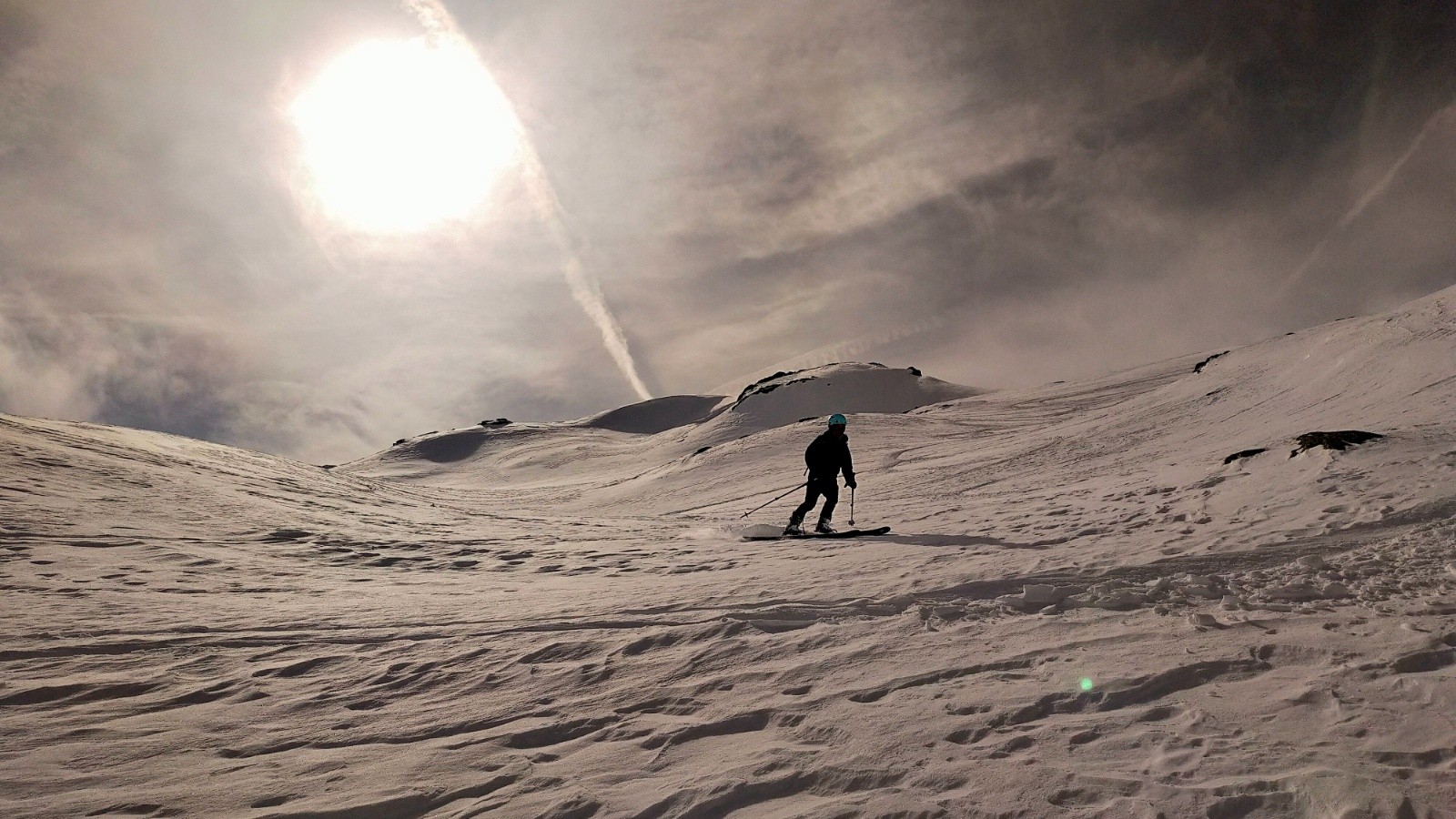 Toujours sans filtre, lumière agréable à la descente 