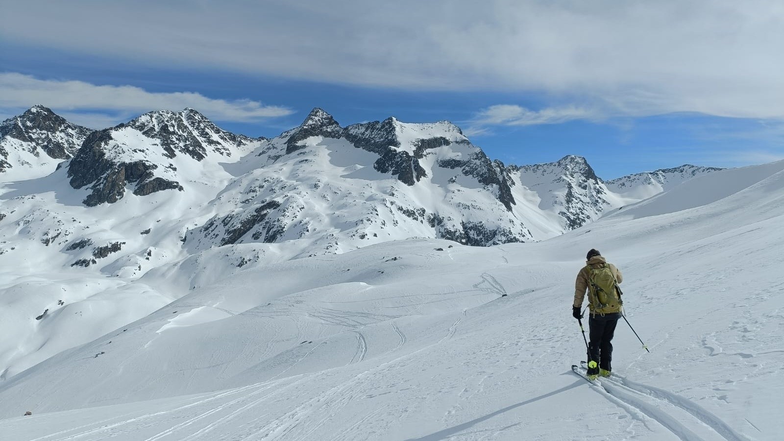 Traversée après le col de la Vache 