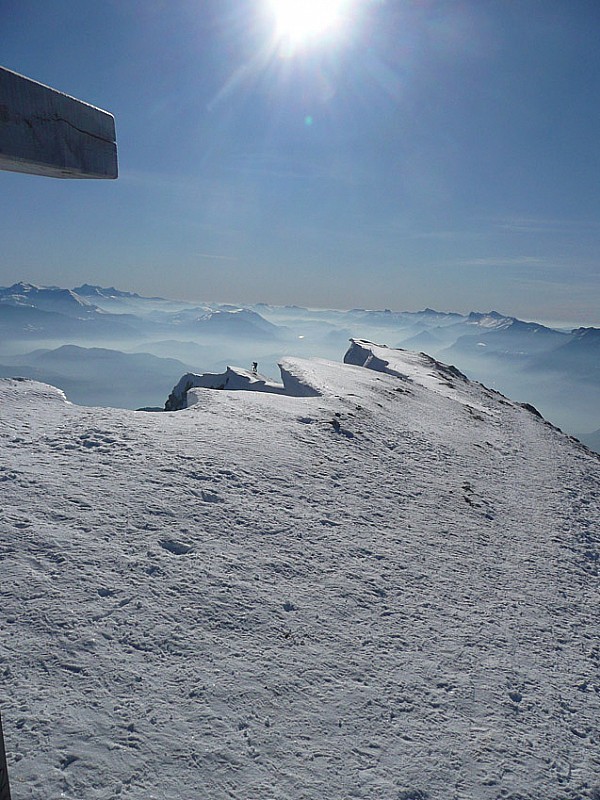 Il y a des jours où le sommet fait rêver. Mais pas aujourd'hui (voir photo suivante)