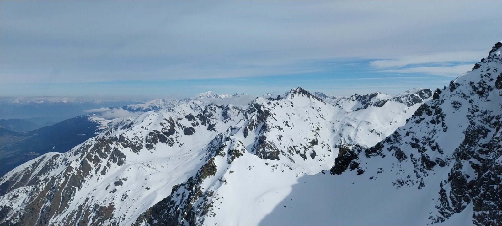 La vue depuis le Pic du Loup 