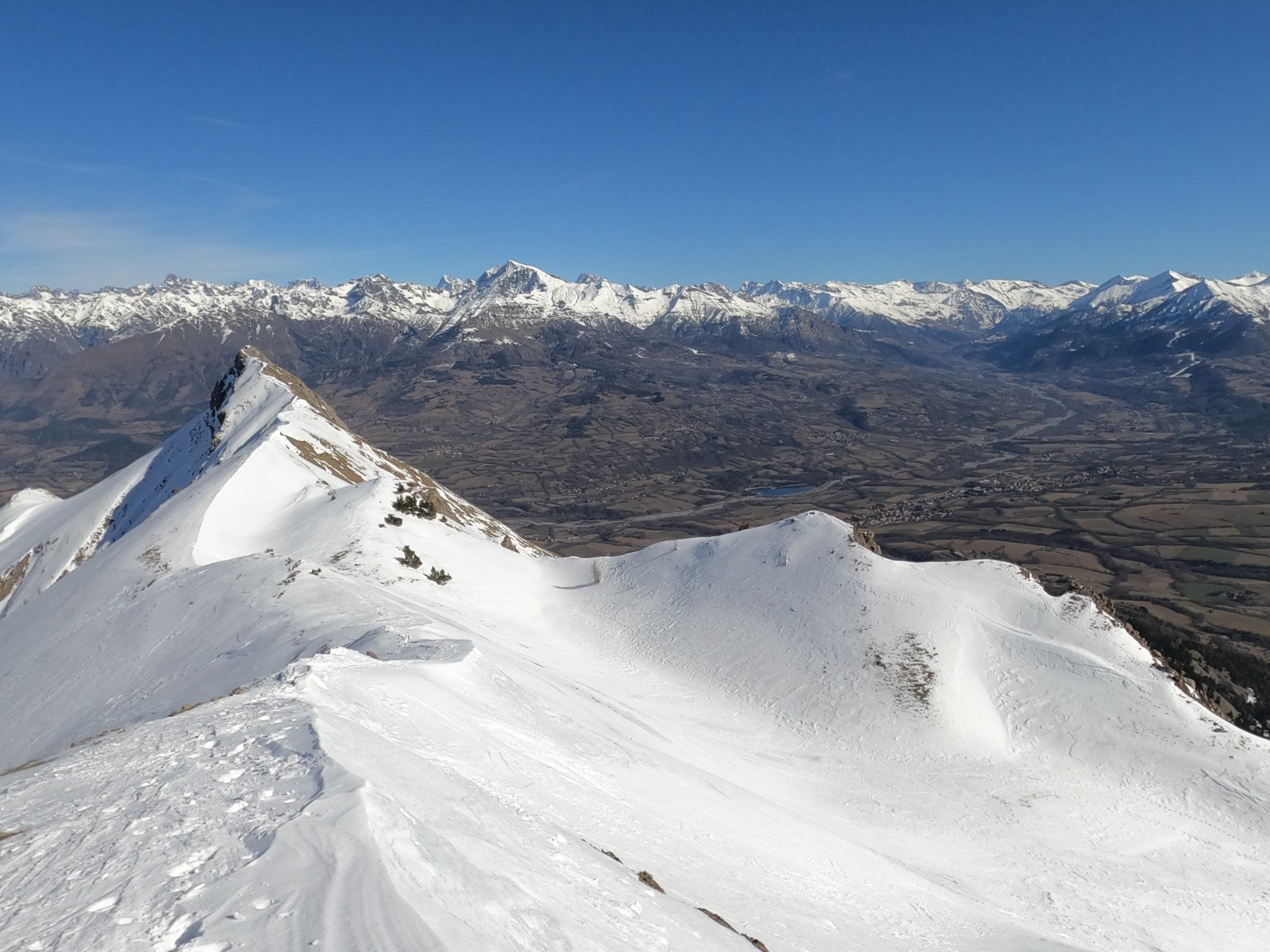 Du sommet vers le Champsaur