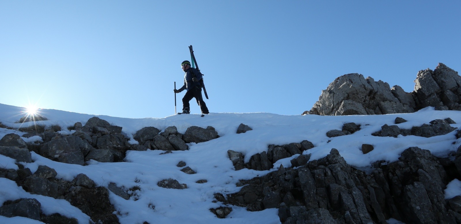 Sortie au soleil sur la Crête de Conalpes