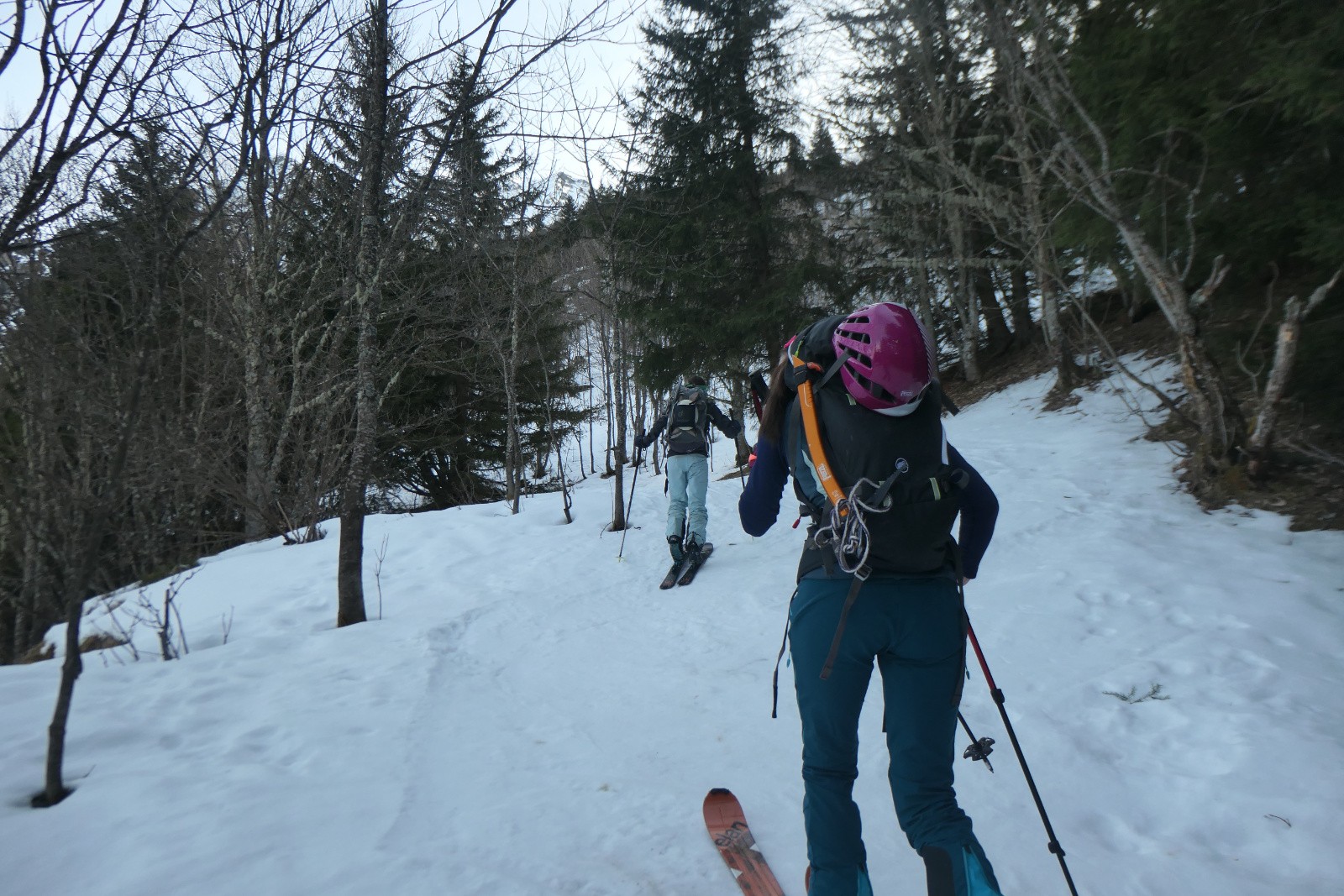 Chaussage vers 1600m toujours 