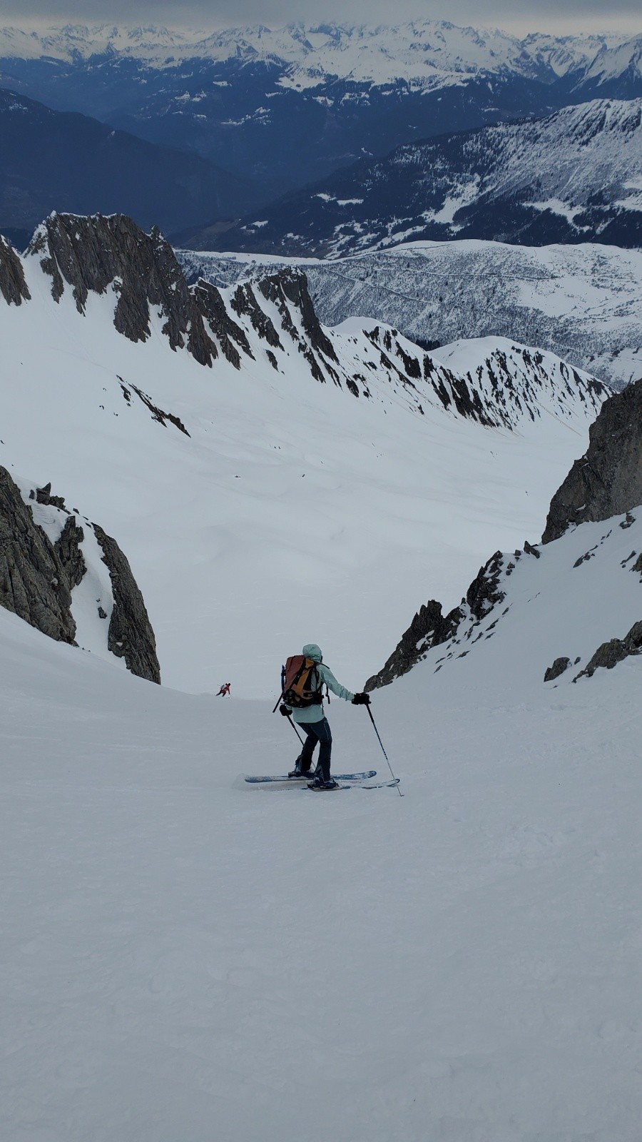 #16 Descente du couloir de la Brèche Descente du couloir de la Brèche