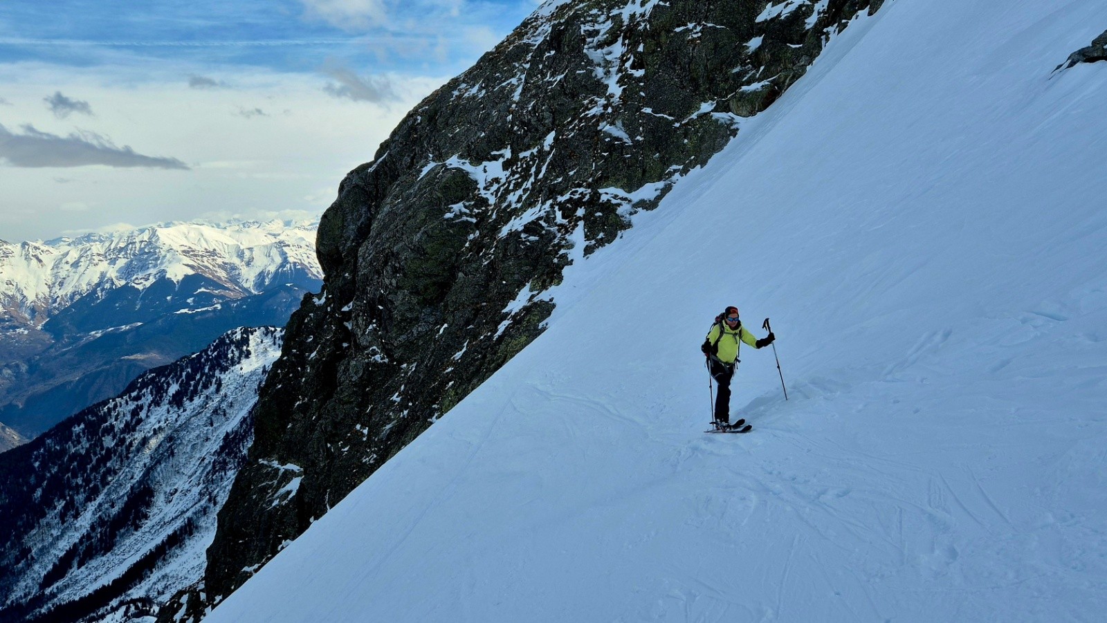  Arrivee au col