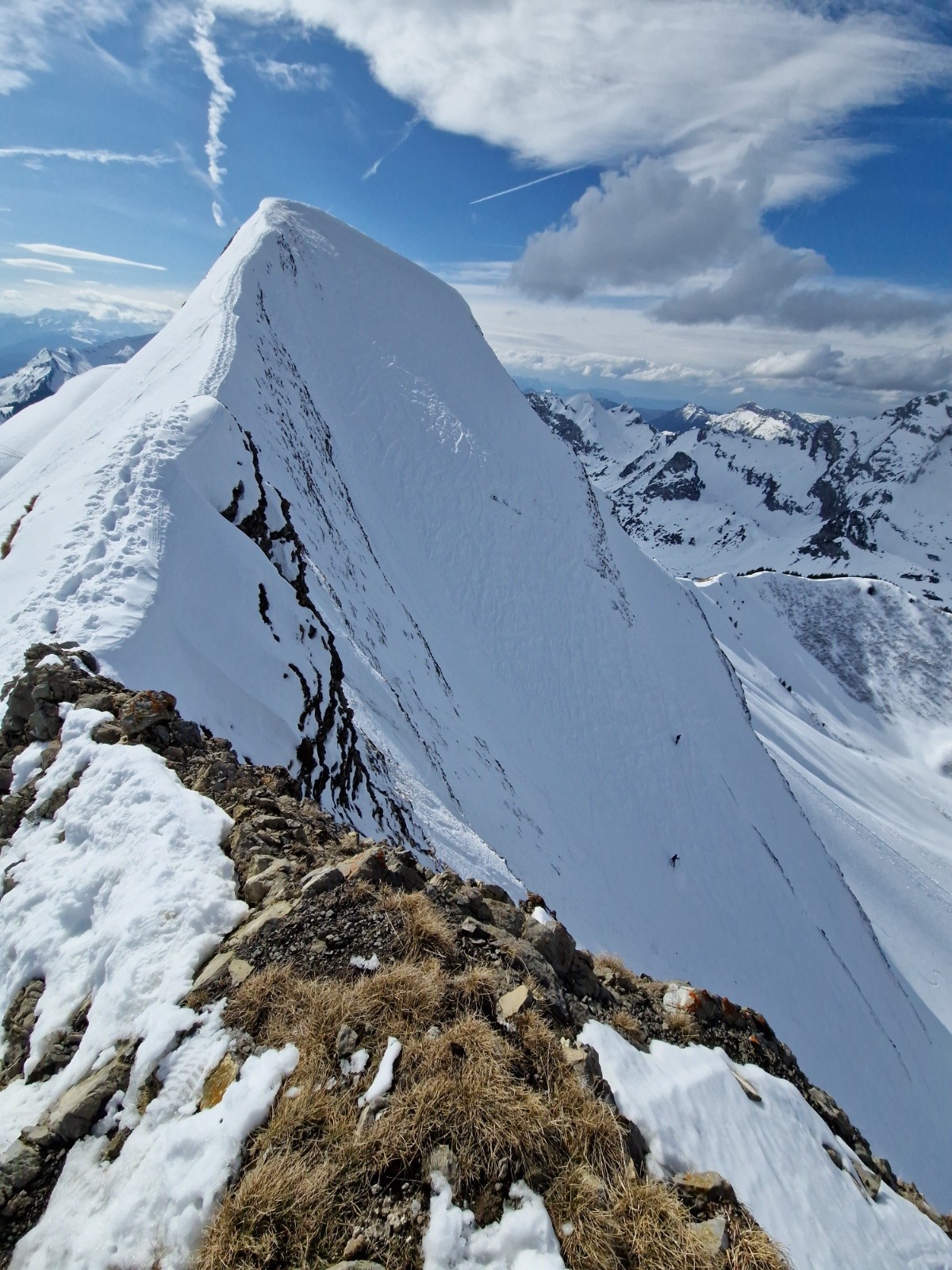  Pointe de Chaurionde : ça paraît très raide !