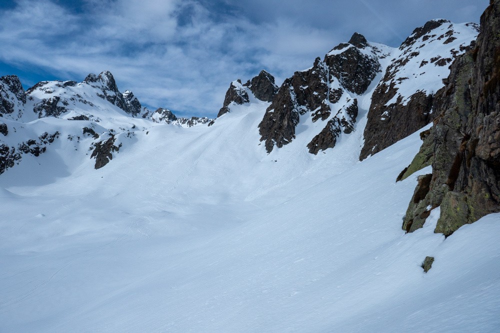 le couloir à  gauche déjà torché, faudra revenir