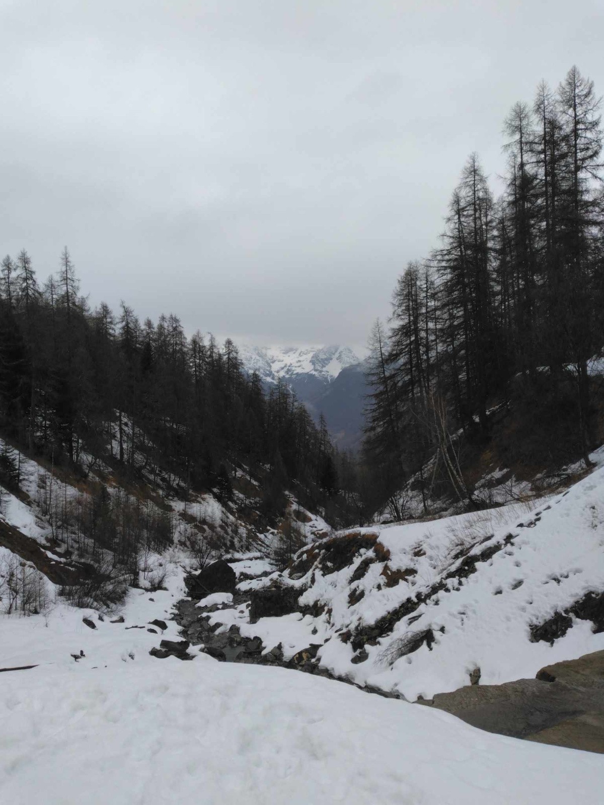 Torrent de la Marinière, vers l'aval