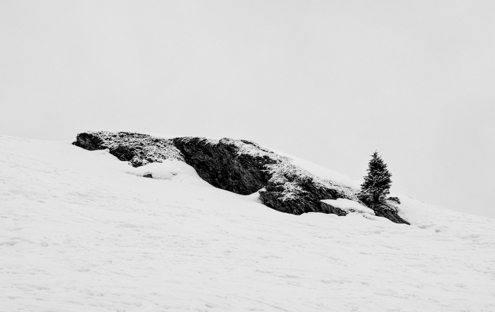 Saupoudrage vers 1900m 