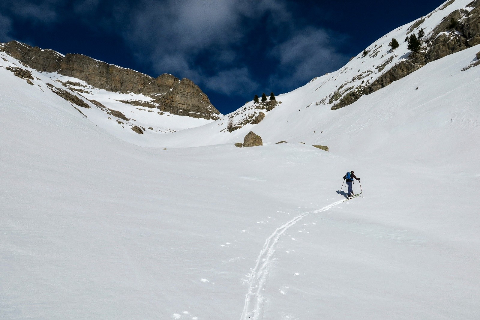 &nbsp;Remontée à la Baisse de l'Aiguille