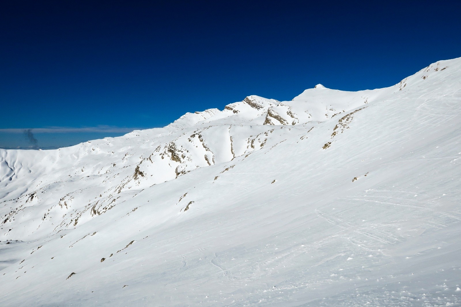 &nbsp;L'objectif vu de la Baisse de l'Aiguille