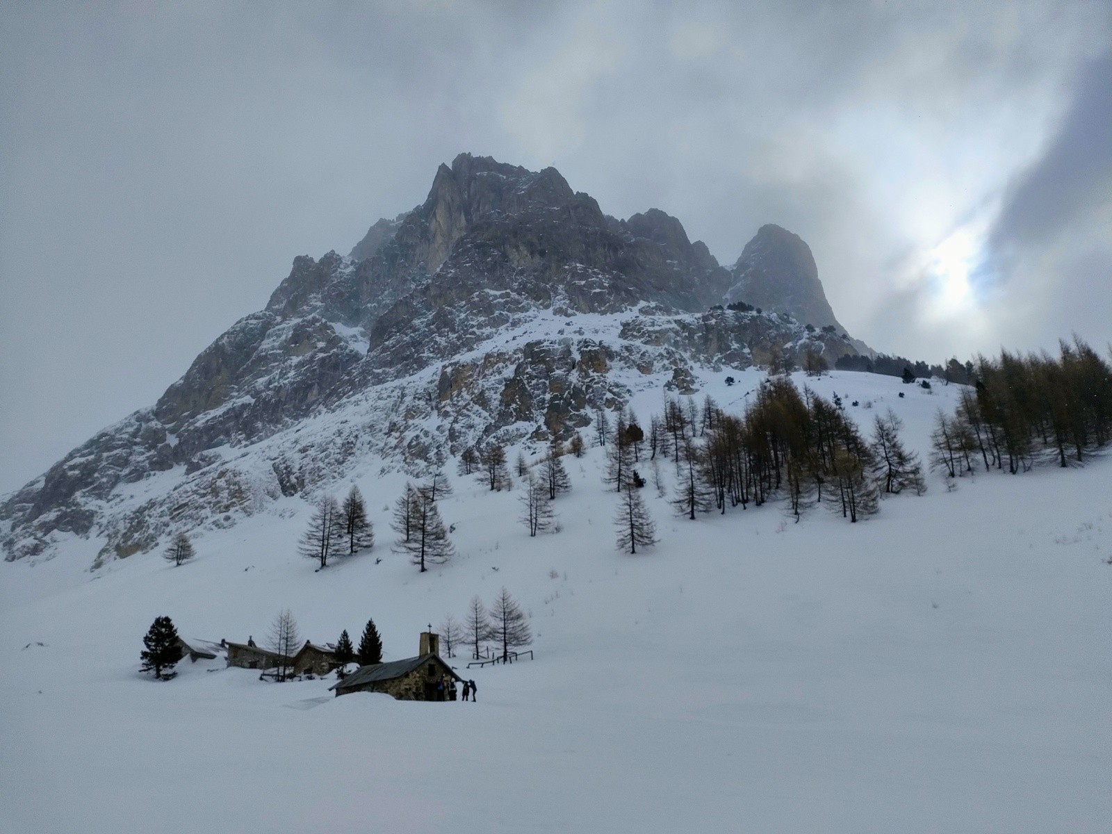 Arrivée a l'alpage du Lauzet 