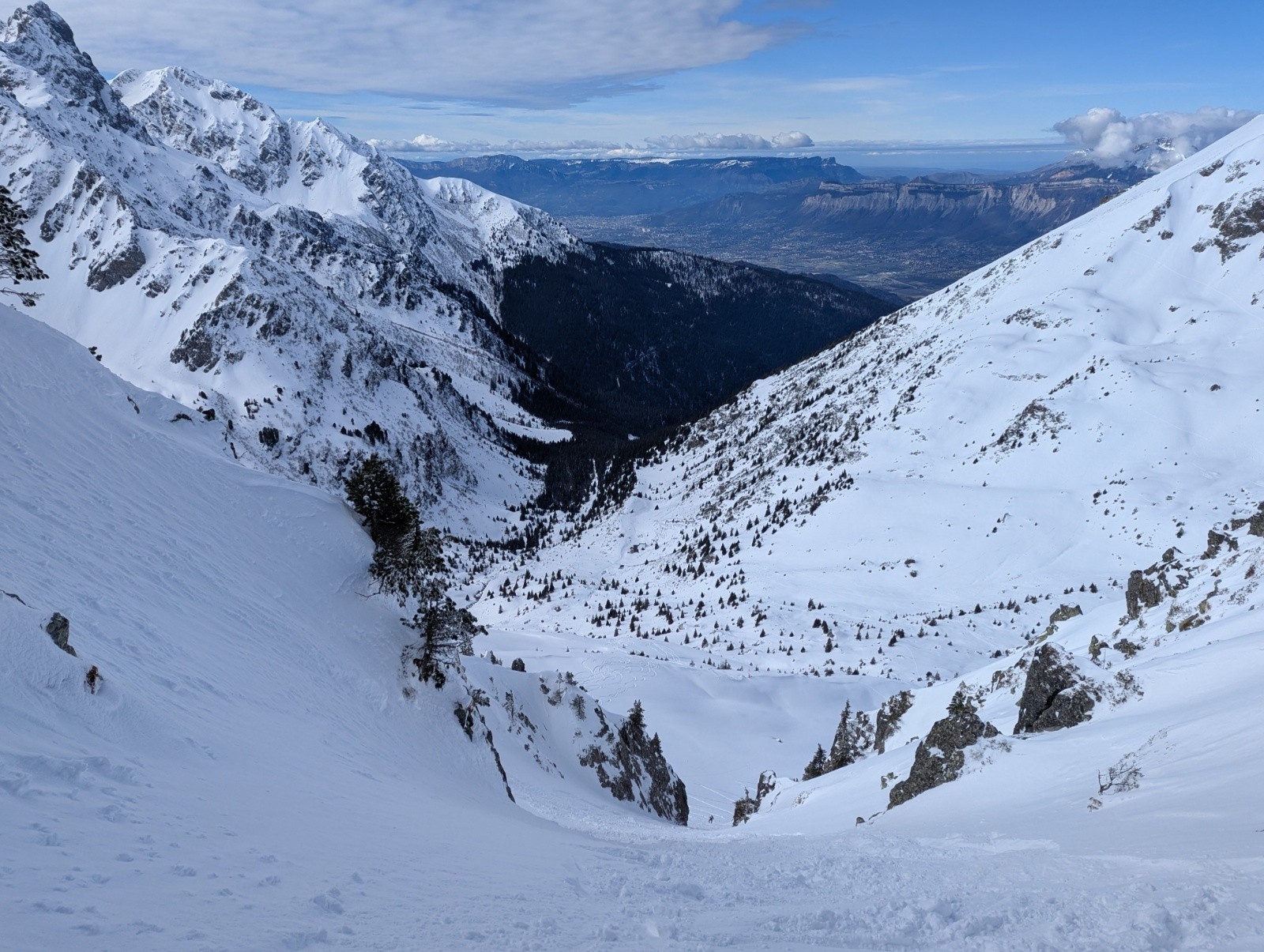 Pas du Pin : montée versant O