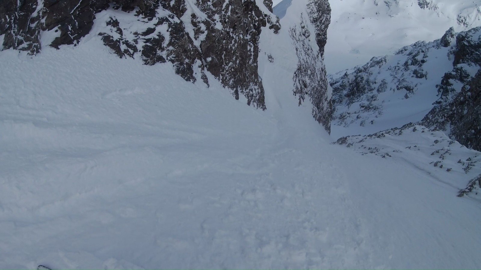étroiture couloir du col du lac blanc&nbsp;
