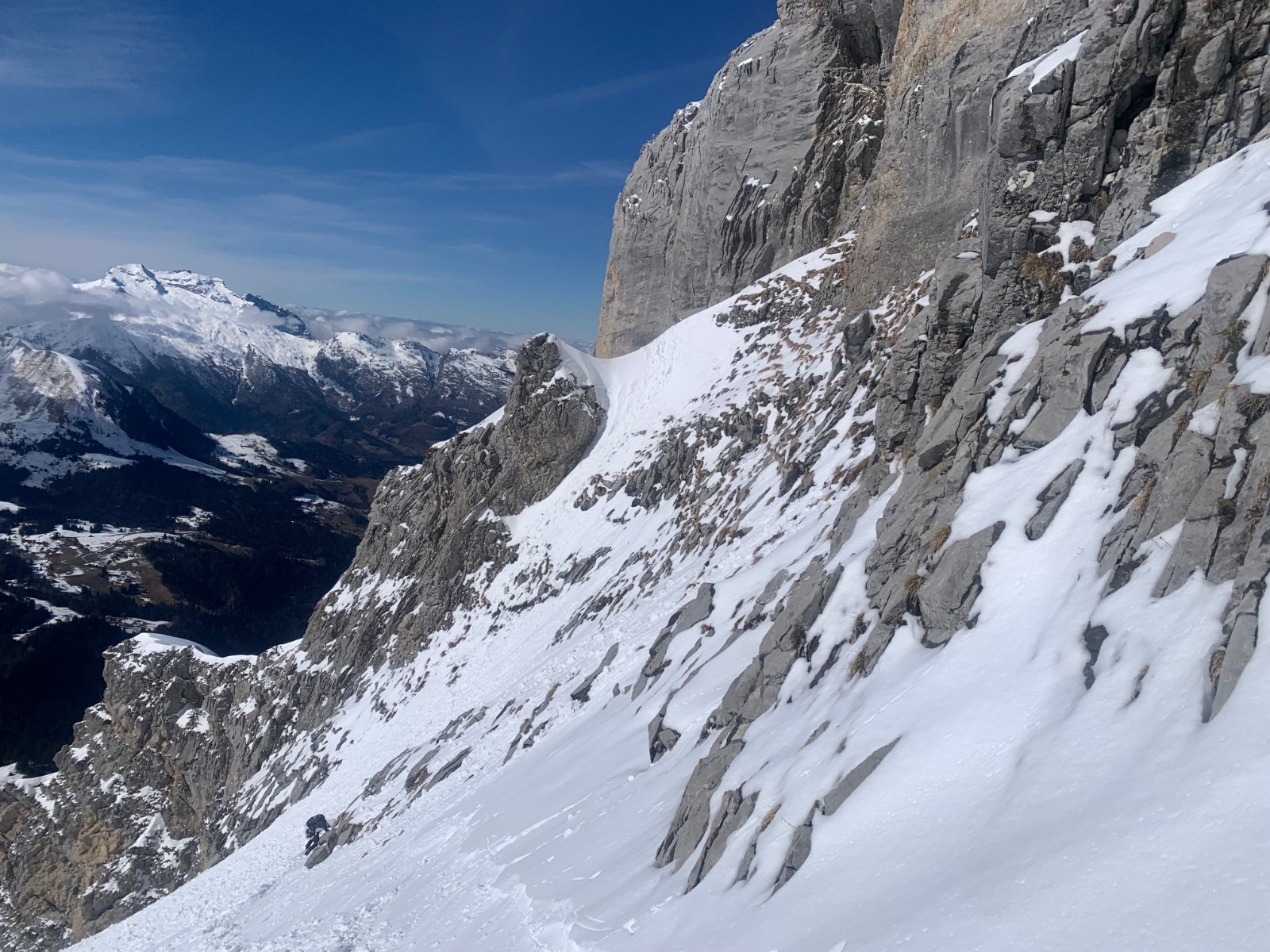  Remontée au chauchefoin obligé de reporter les skis