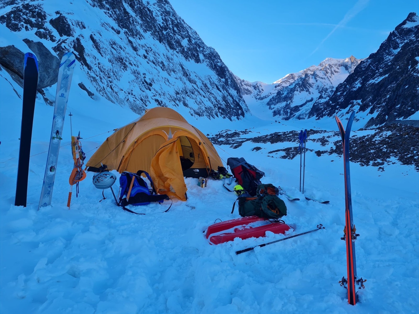 On a ressorti le vieux matos d'expé ! 
