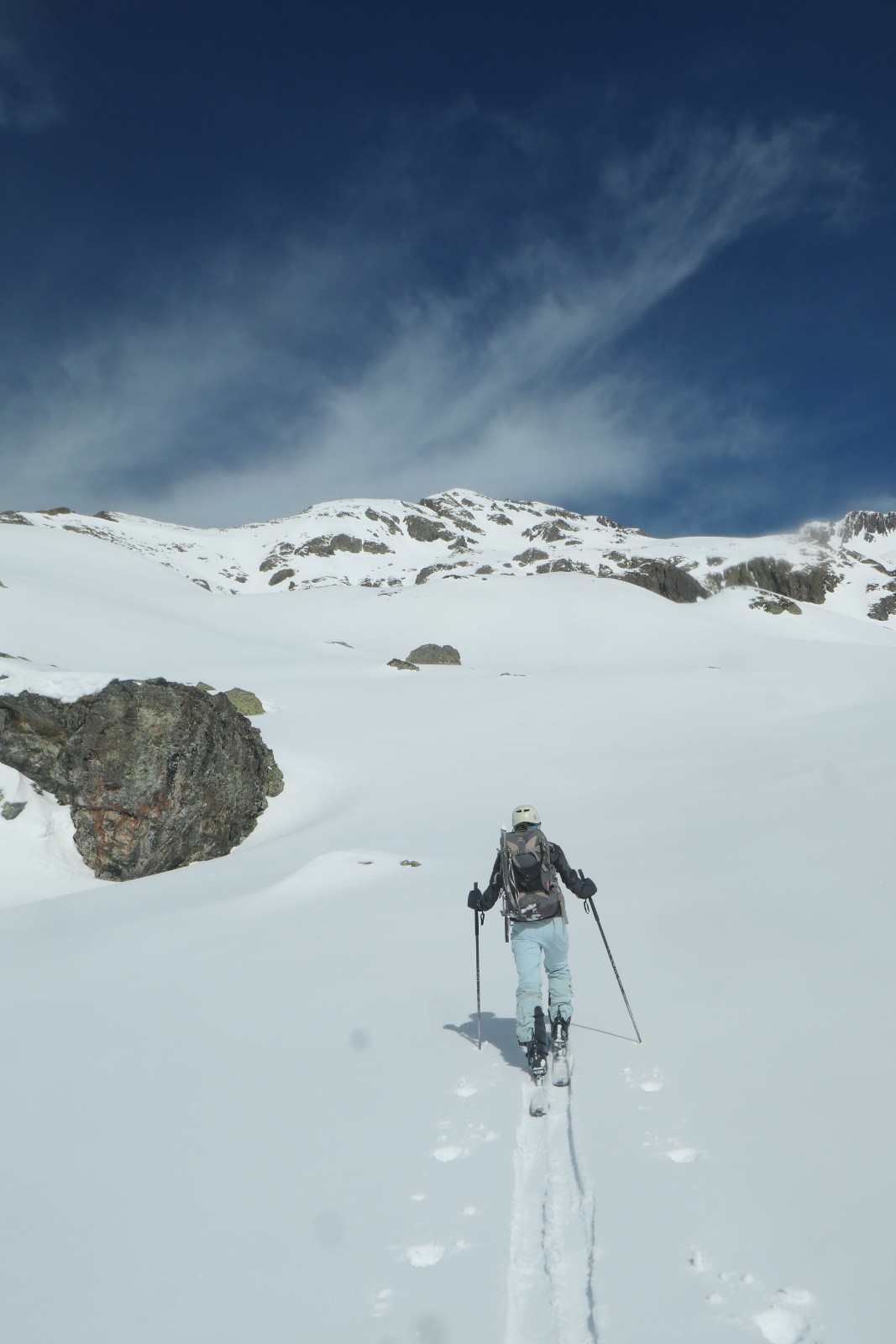 Petite remontée au dessus du lac Blanc 