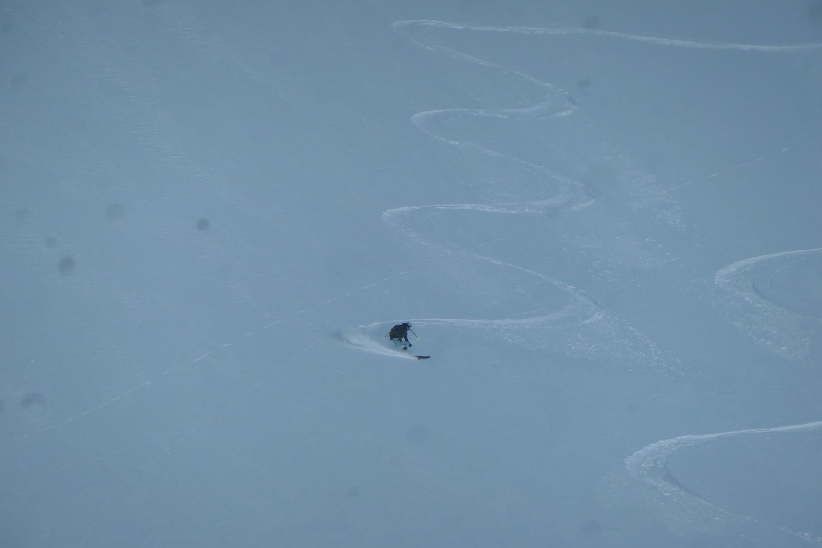 Superbe poudre dans le cone&nbsp; 