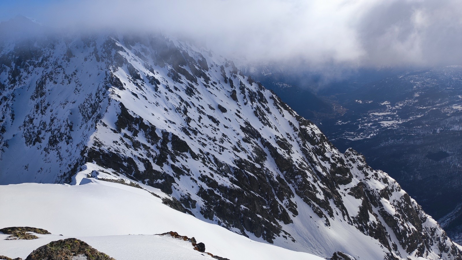 Face SW de La Blanche, magnifique
