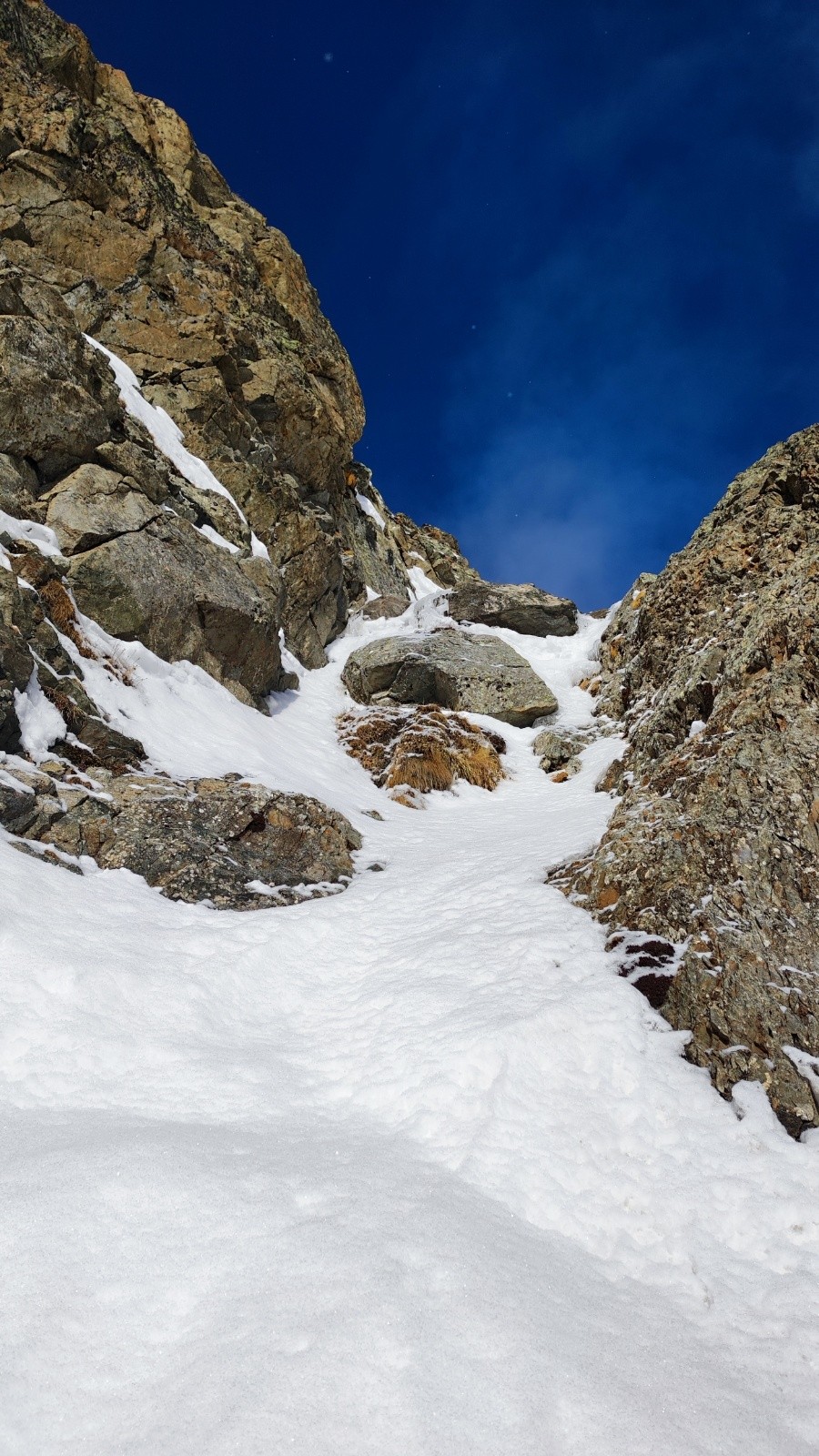 Ressaut Pointe de Clapouse, débonnaire vu d'ici (mais redoutable)
