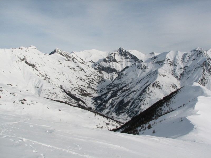 La Diablée : La vallée des Gourniers toute blanche