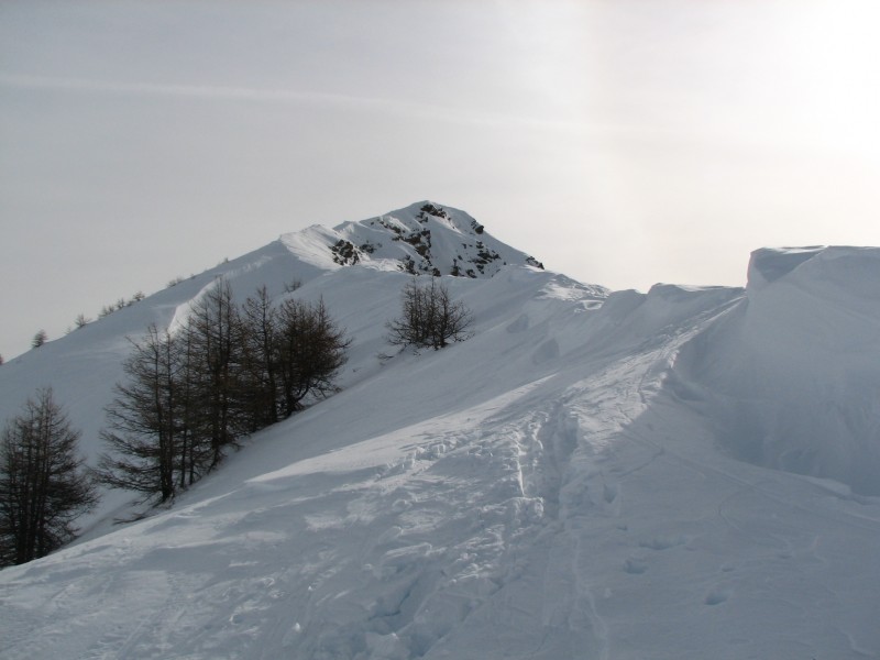 L'arête de la Fourche : Les corniches