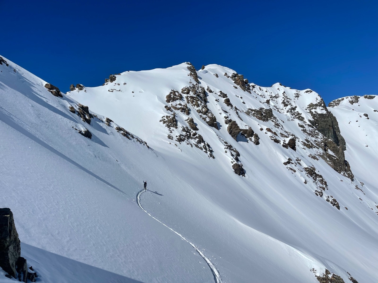 Sortie entre roche rousse et la balmette