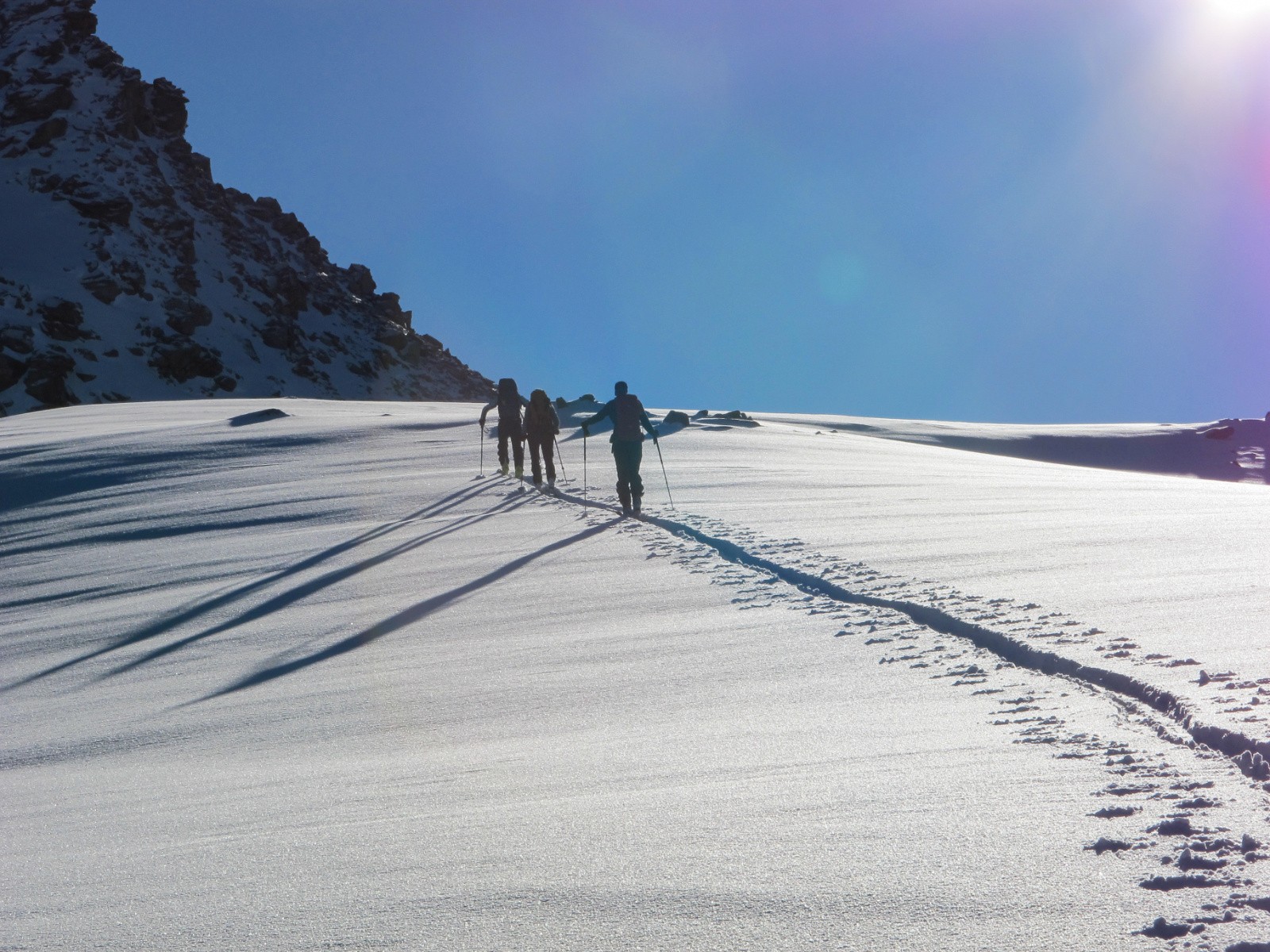 Arrivée au col du Pariotes