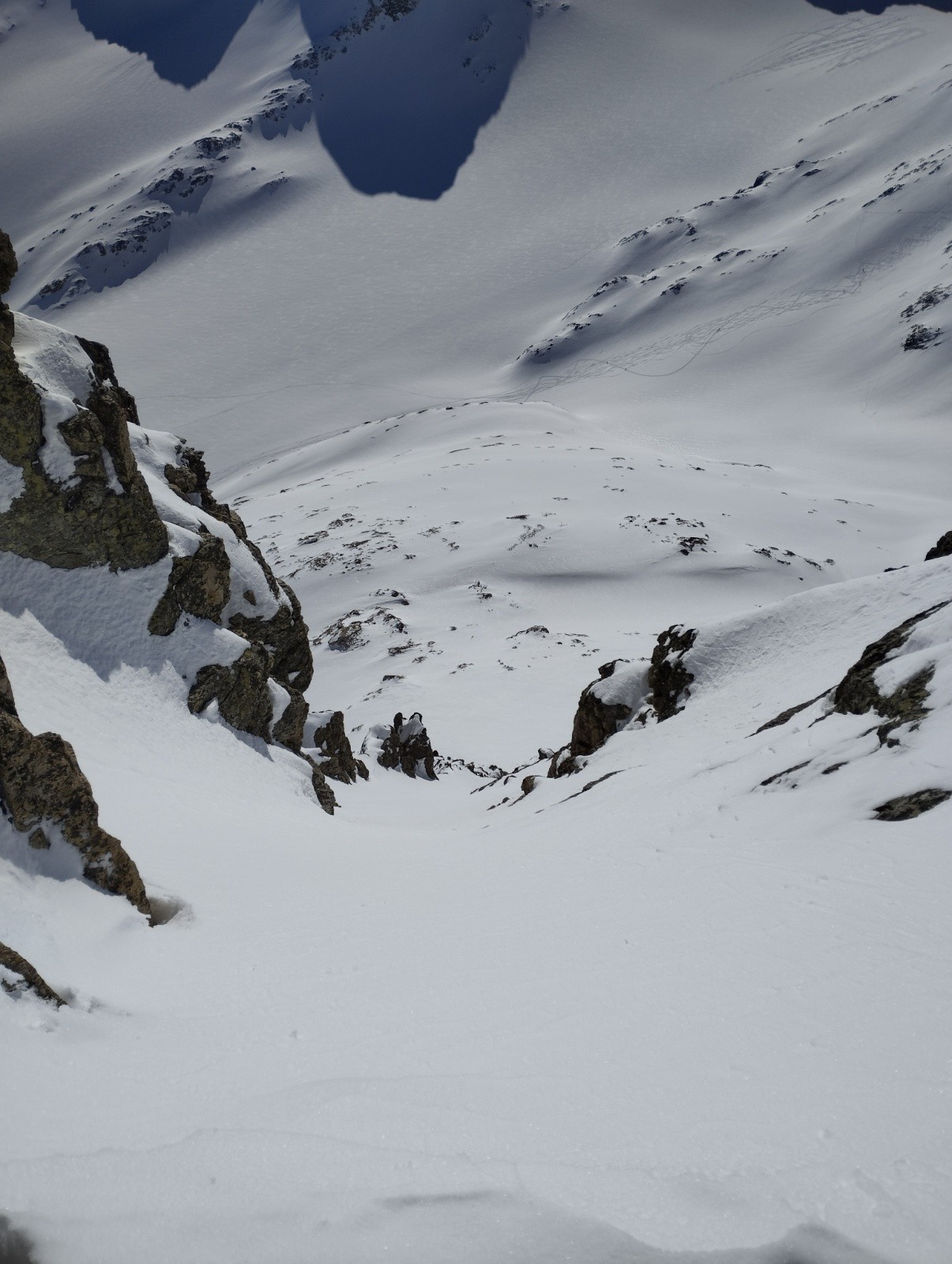 Couloir sous la cime des Cochette