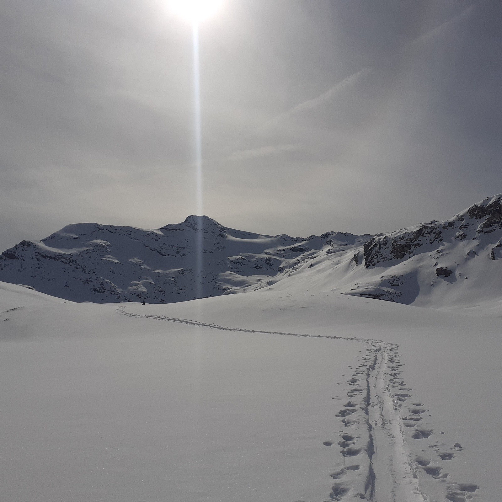  J1, montée vers le col