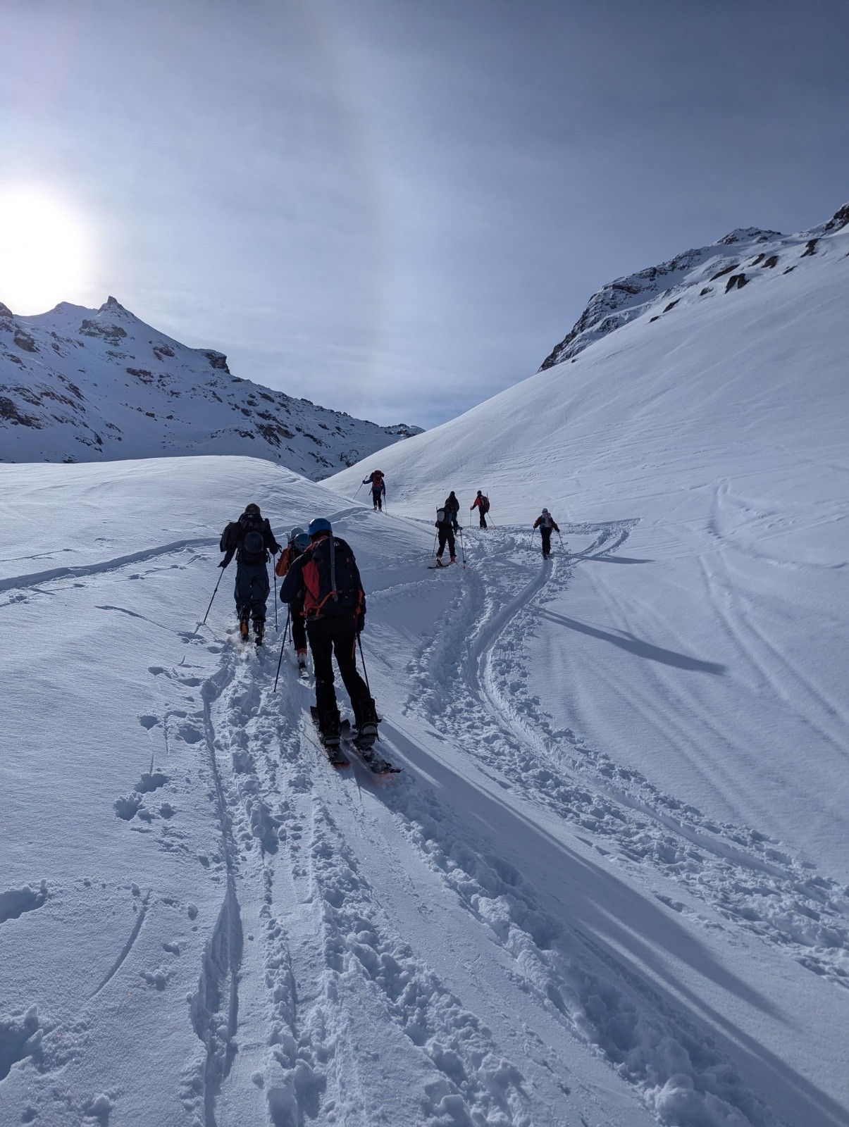 J1, montée vers le refuge des Fours 