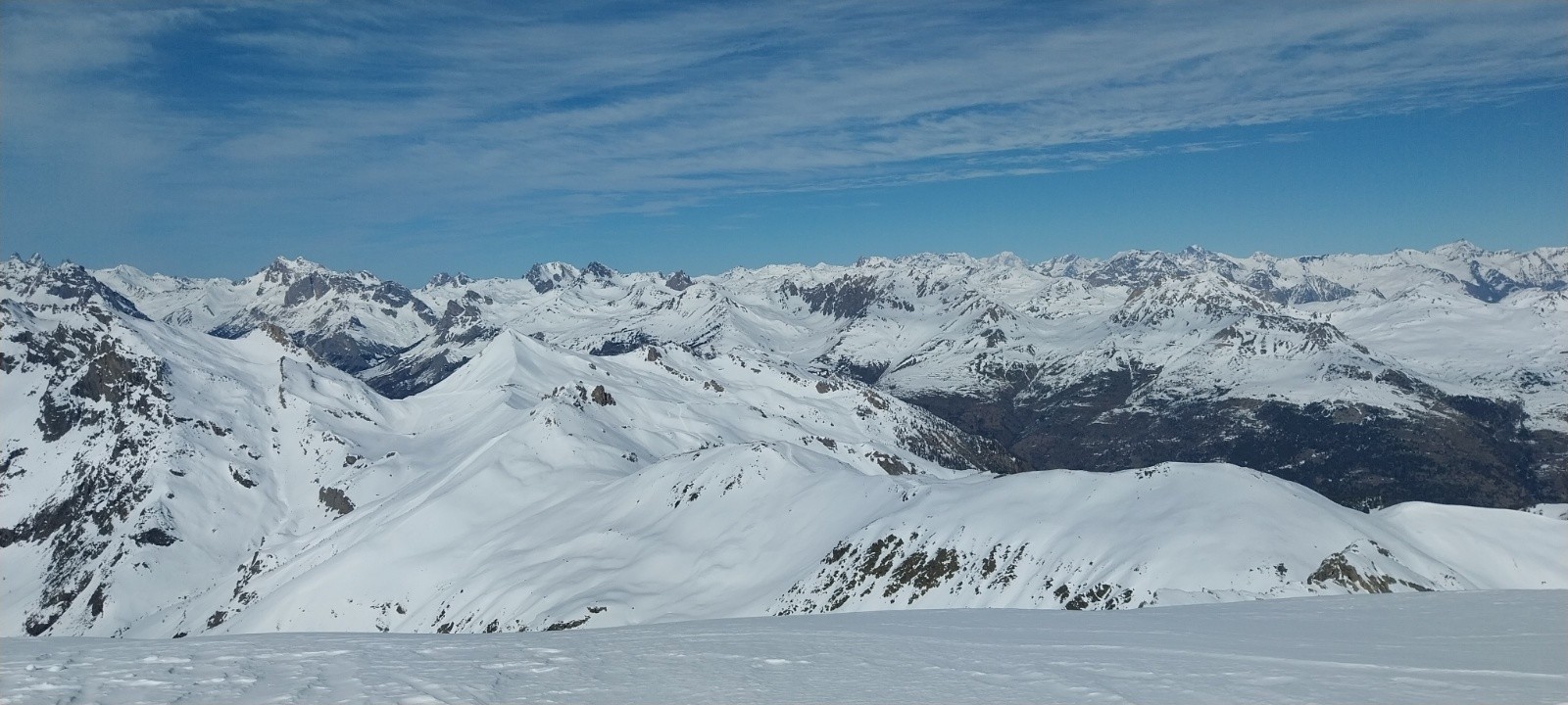 &nbsp;Le Mont Blanc au loin