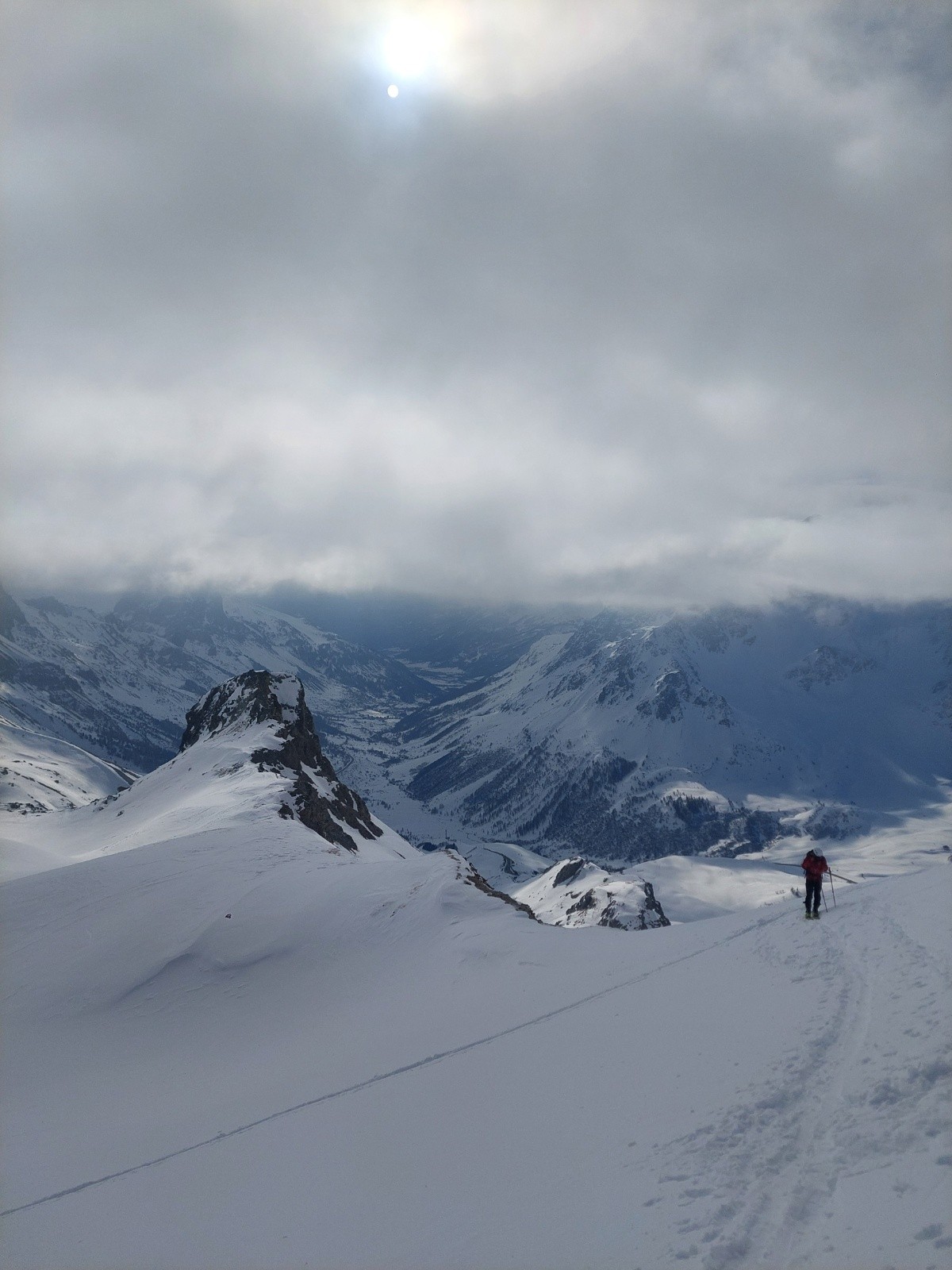 Montée au petit Galibier Ouest