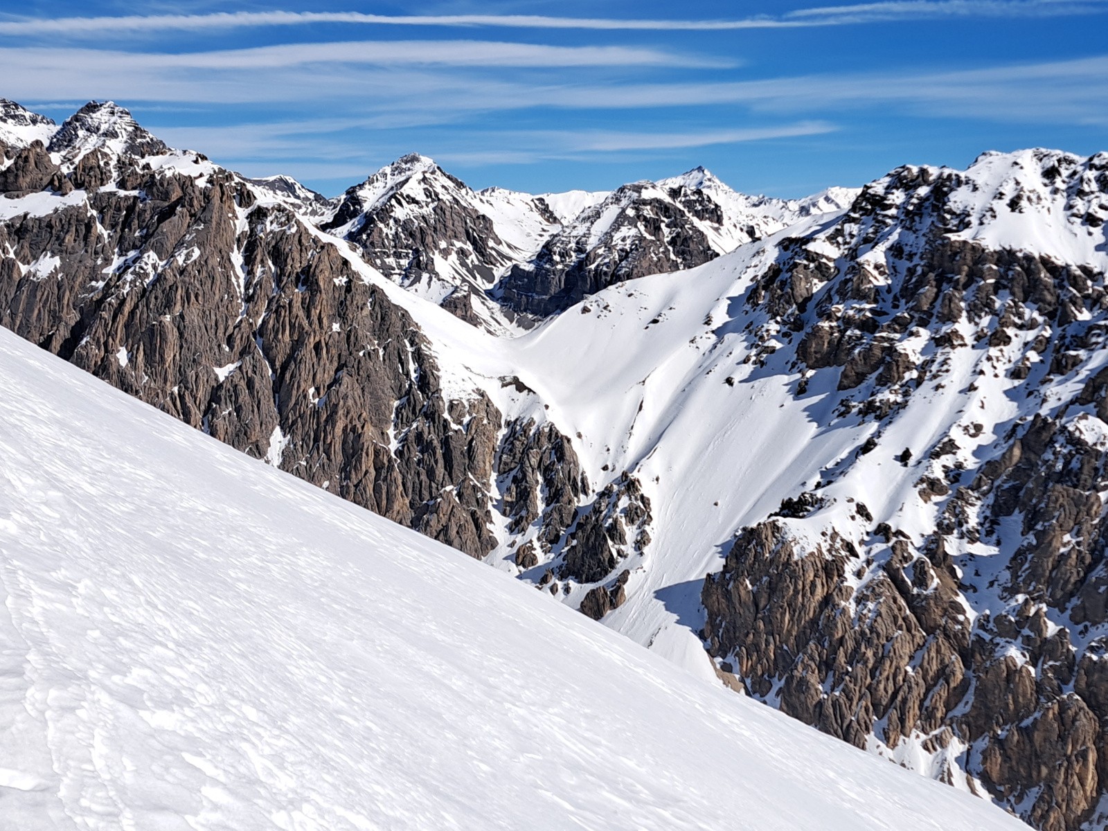 #4 Vue du sommet : col de l Vue du sommet : col de l'étroit du vallon