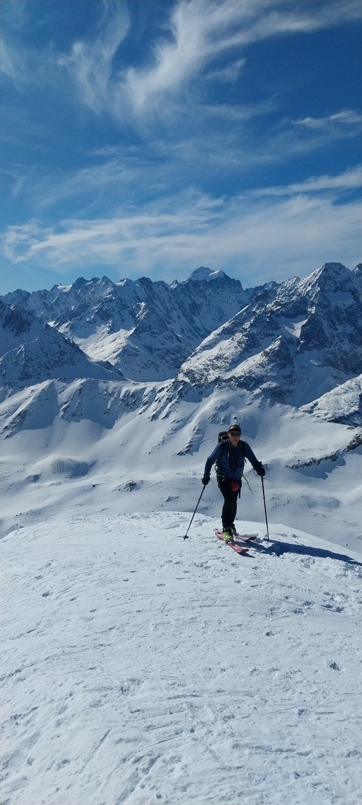  arrivée de papa au Pic Blanc