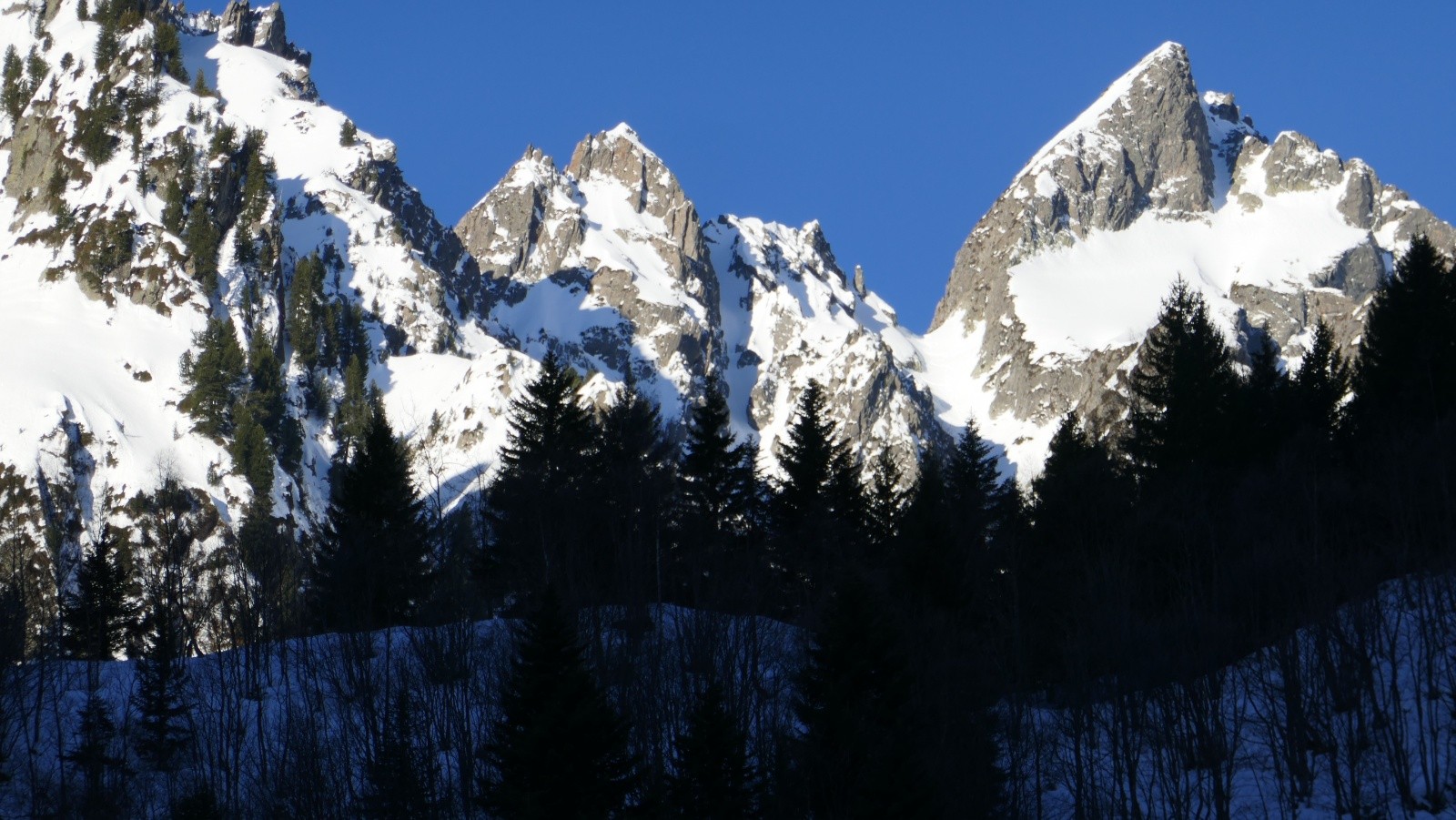 Couloir visible dès le départ