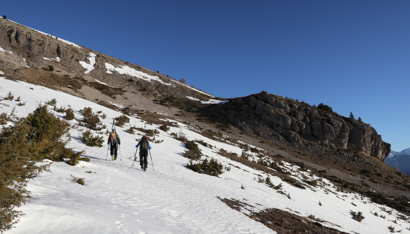 Traversée vers la Crête de la Clape