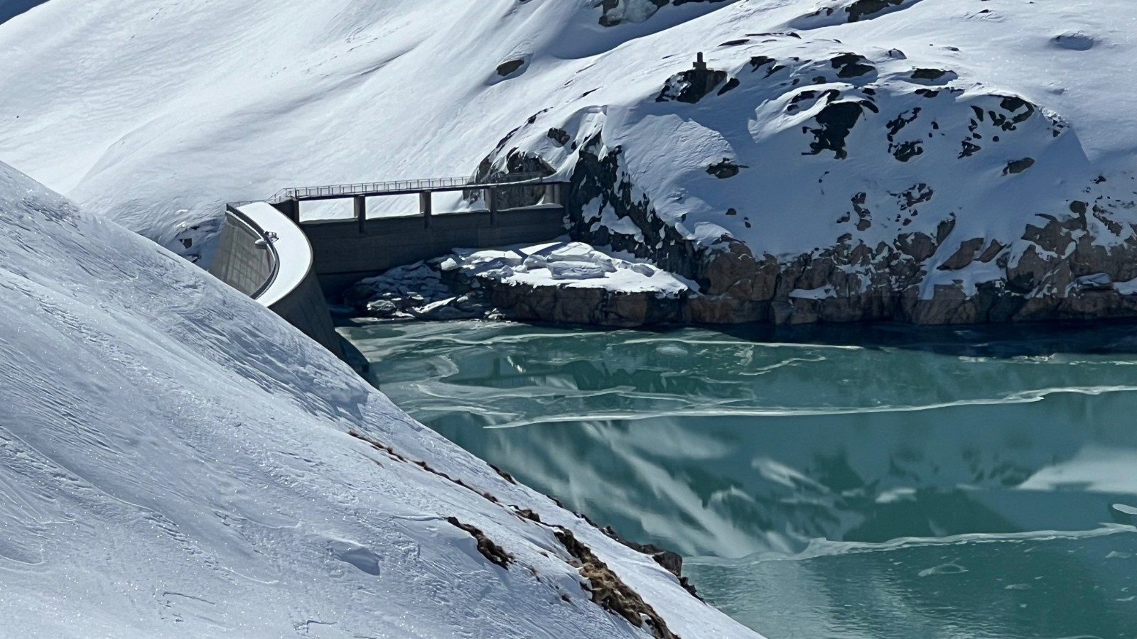 Barrage du Vieux Emosson tout neuf