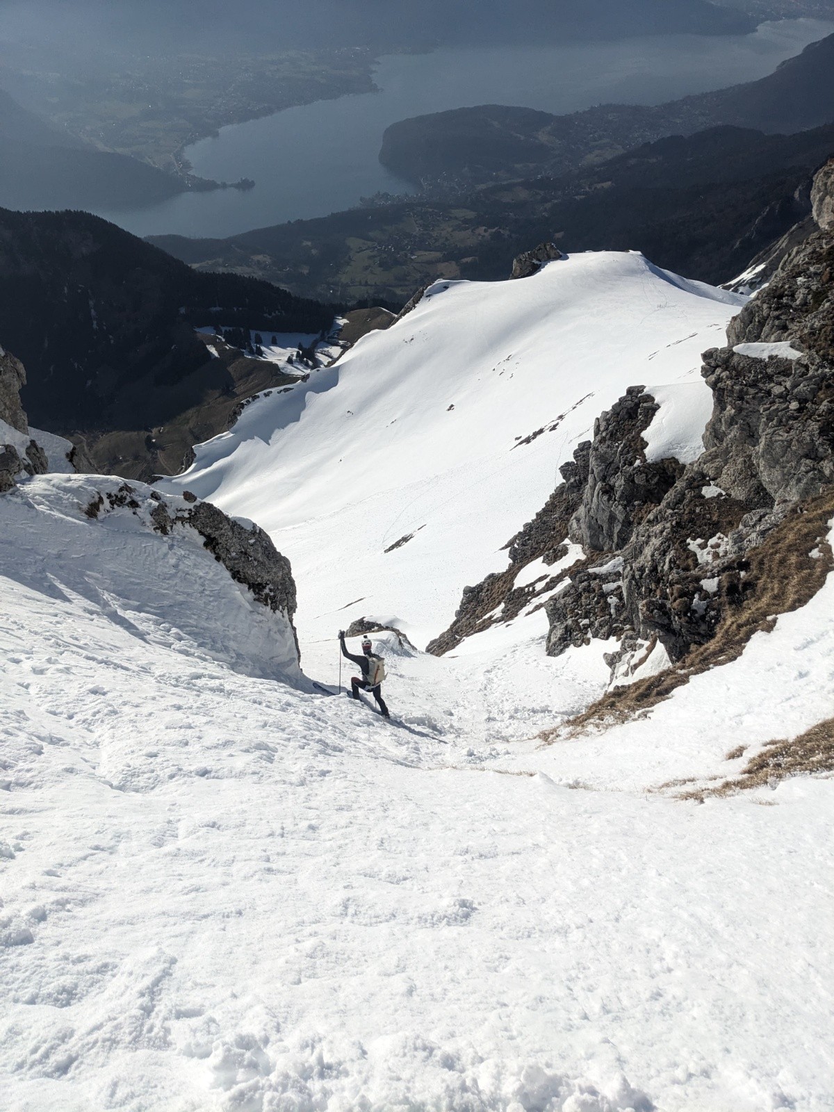 Ca passe tout du long en ski dans la face Ouest