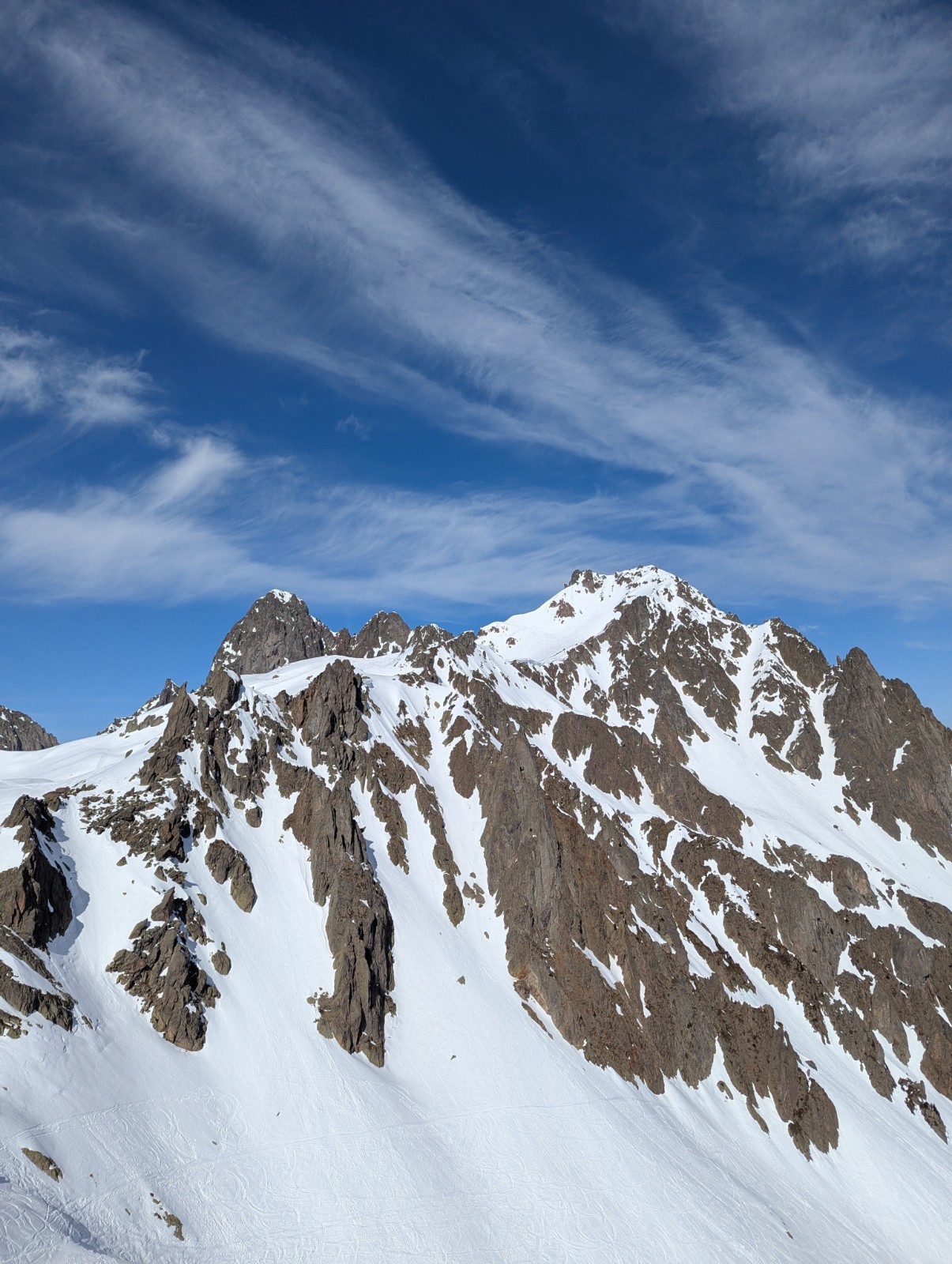 Col Cornu et vue sur l'Aiguille Pourrie