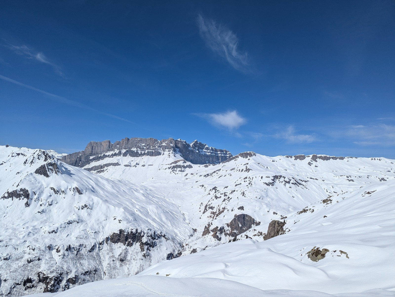 Vue vers les frêtes de Villy et les Fiz