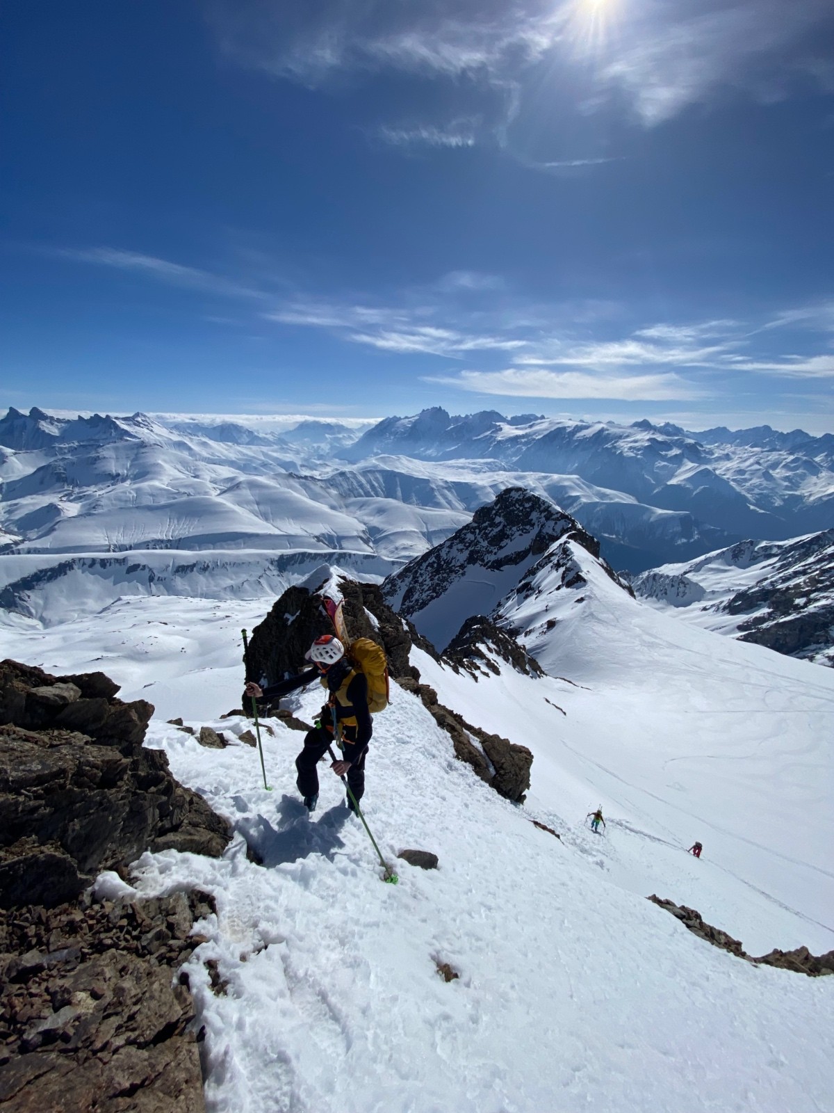 arrivée au pic bayle 