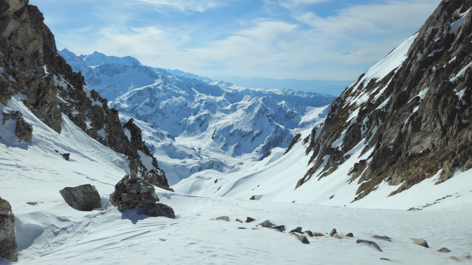 Col du Crozet vers l'ouest 